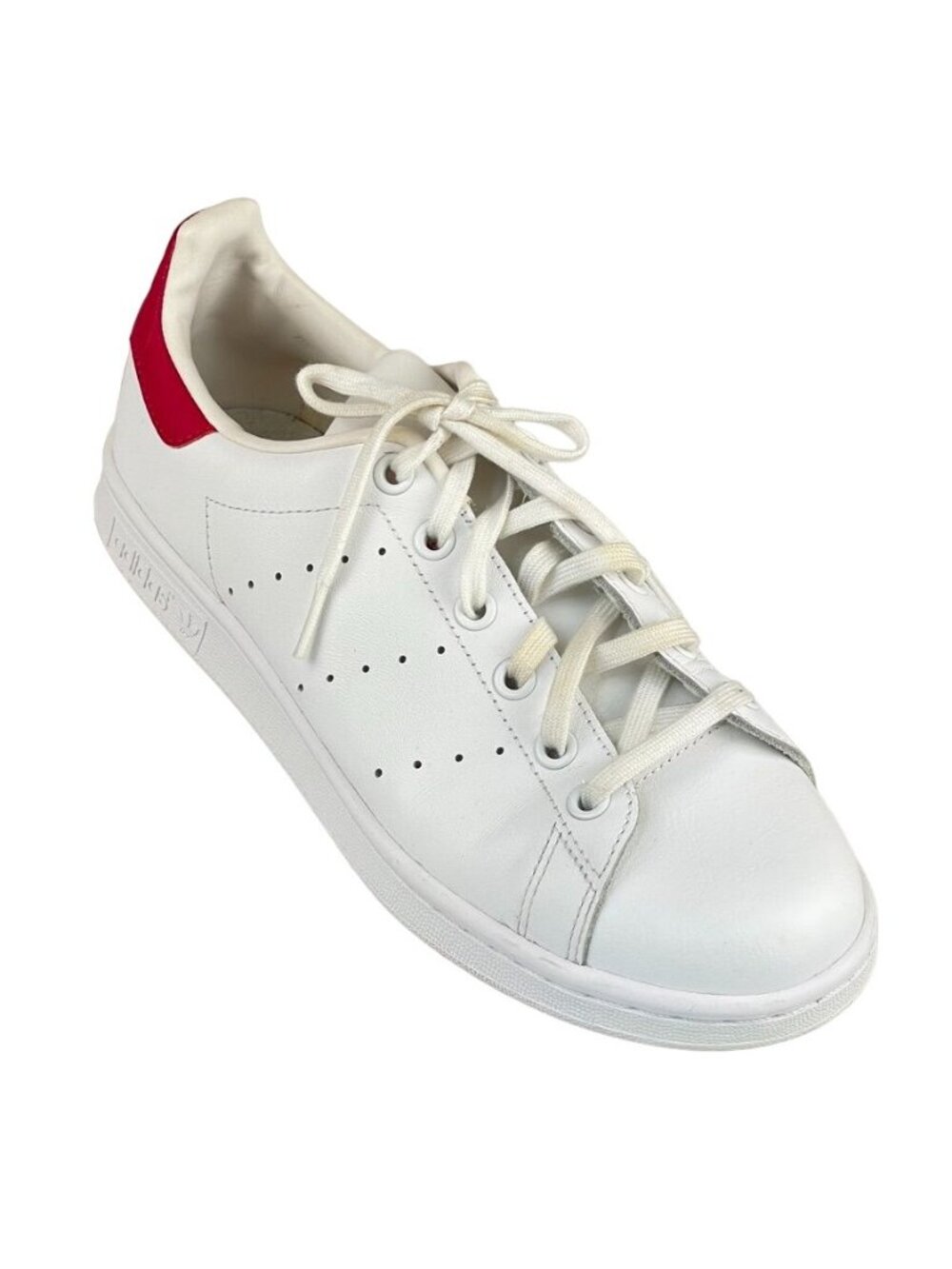 Adidas Stan Smith Ortholite Unisex White/Red Sneakers Size US 7M 8.5W